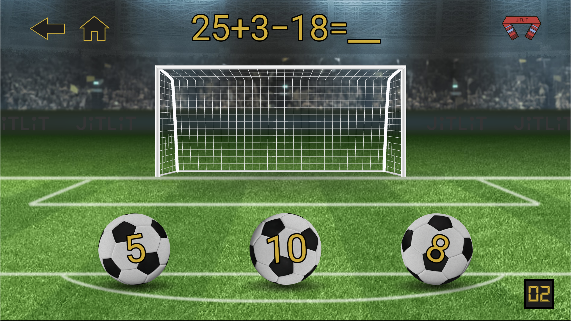 Mental Football Math Game | A fun learning game for kids