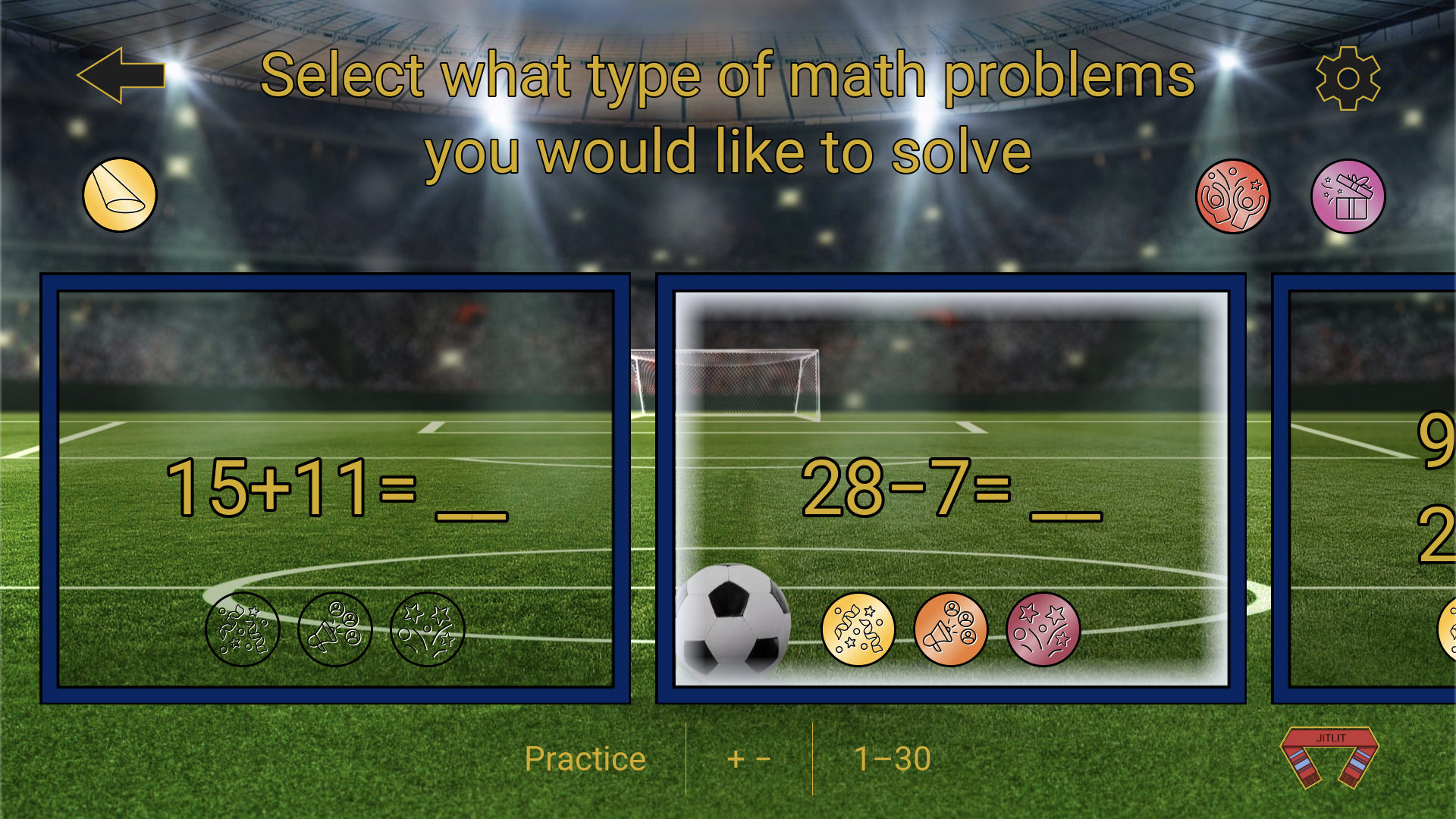 Mental Football Math Game | A fun learning game for kids